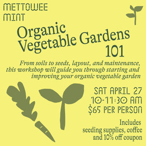 Learn Organic Gardening Workshop