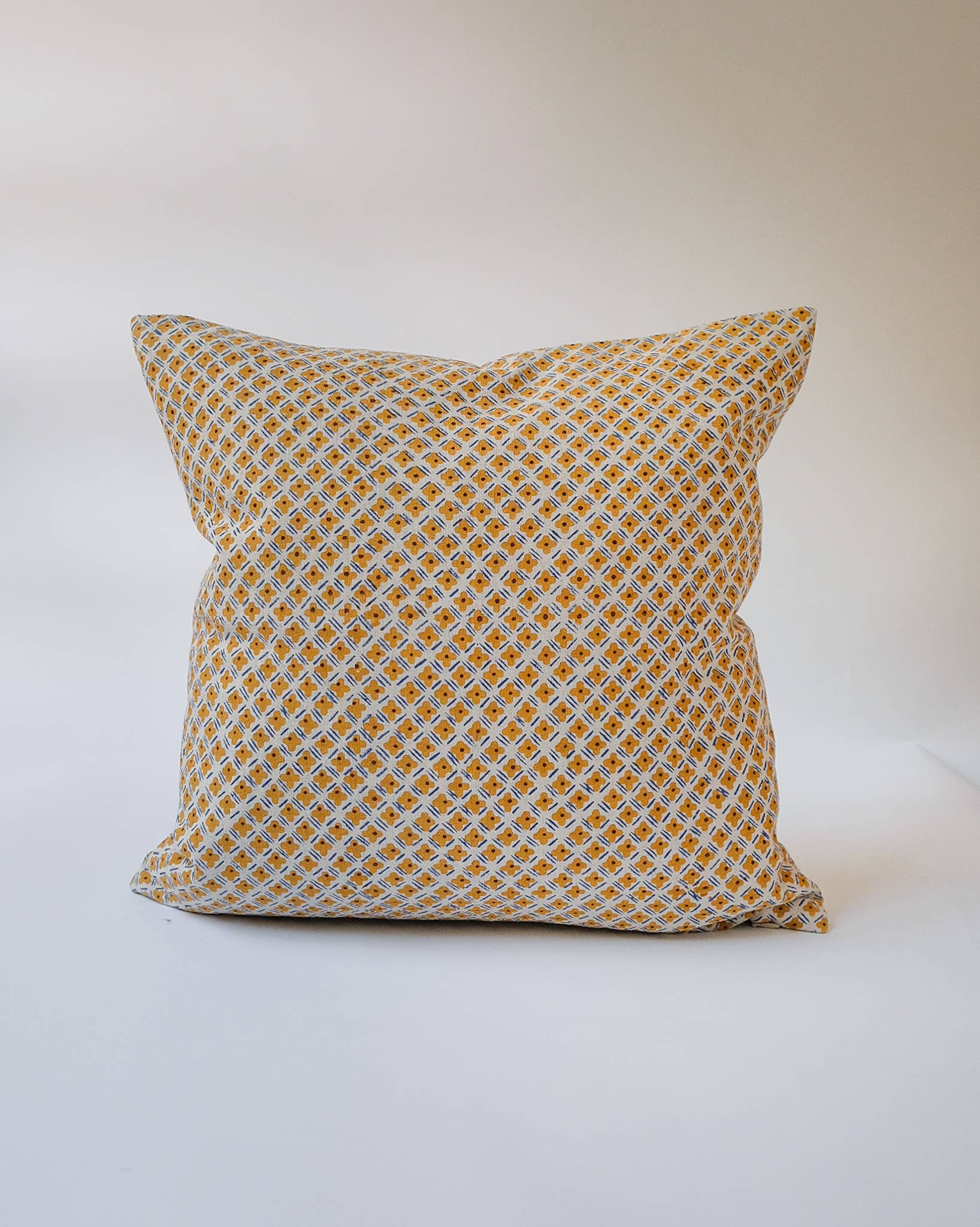 Jodha - Hand Block-printed Linen Pillowcase