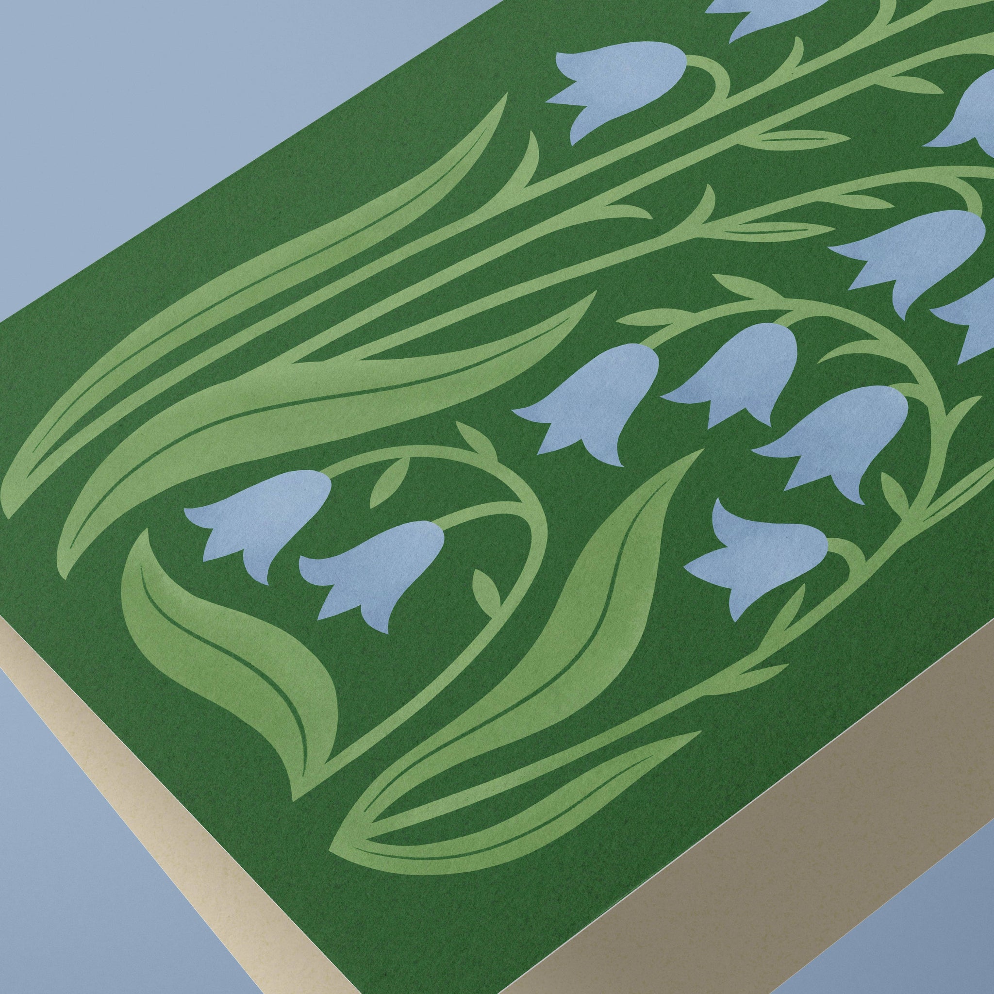 Bluebell | Modern-Retro Floral Reusable Greeting Card