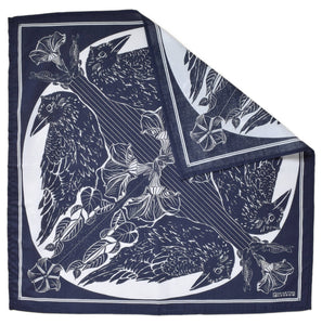 Crow Bandana - 100% Cotton - Animal Print - Hanky Ascot