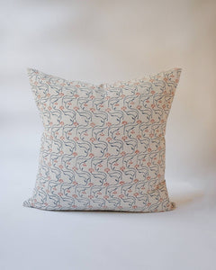 Saba - Hand Block-printed Linen Pillowcase