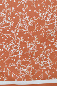 Baby's Breath Bandana - 100% Cotton - Burnt Orange