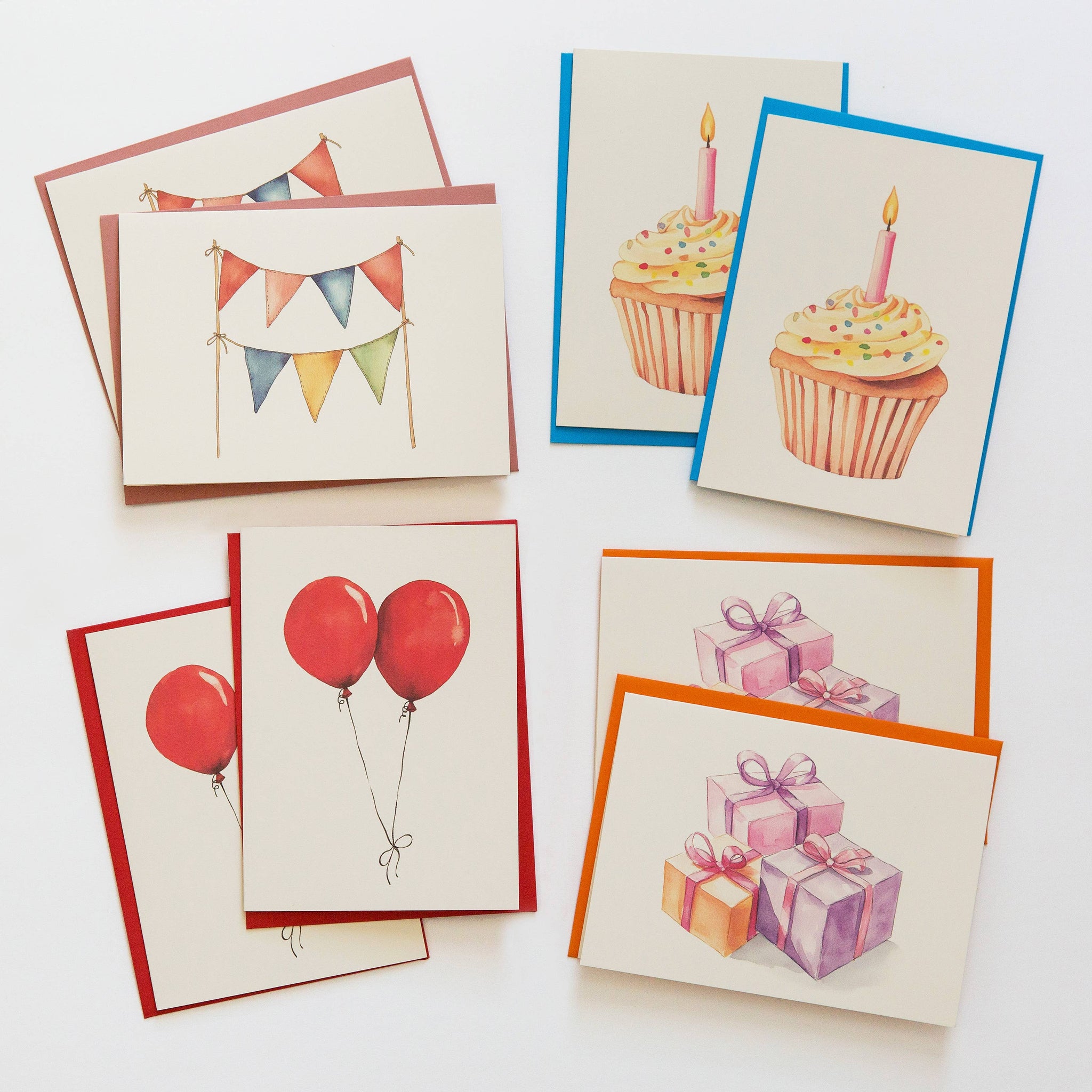 Balloons - Single Sleeved Note Card