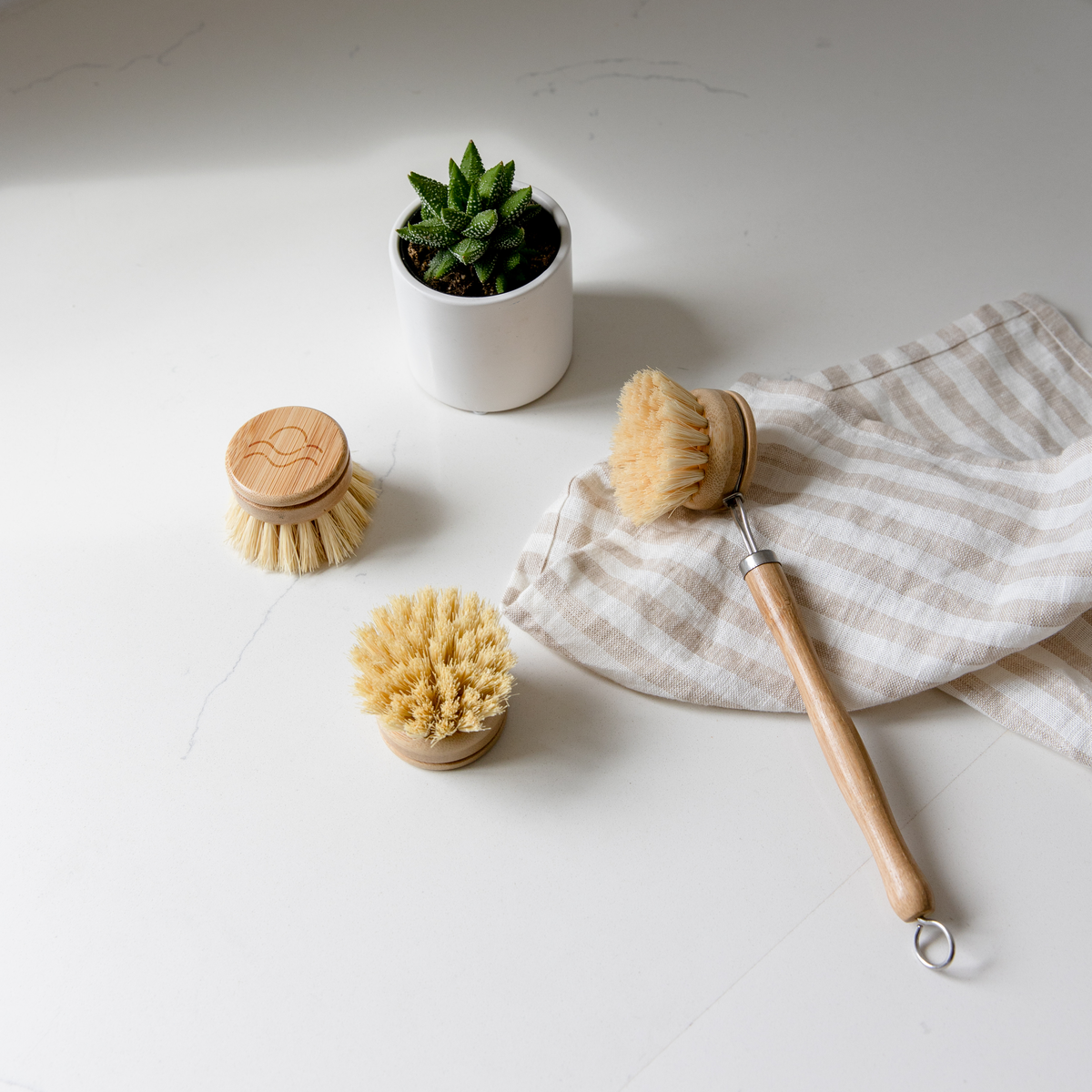 Sisal Dish Brush with Replaceable Head | Eco Friendly