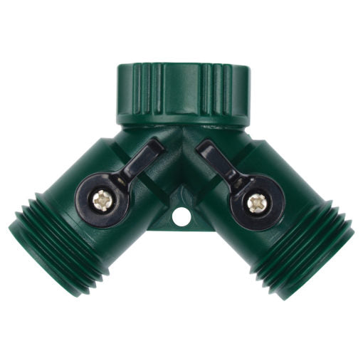Melnor 2 Way Hose Connector w/ Shut Off