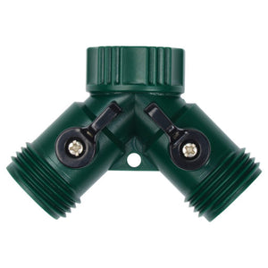 Melnor 2 Way Hose Connector w/ Shut Off