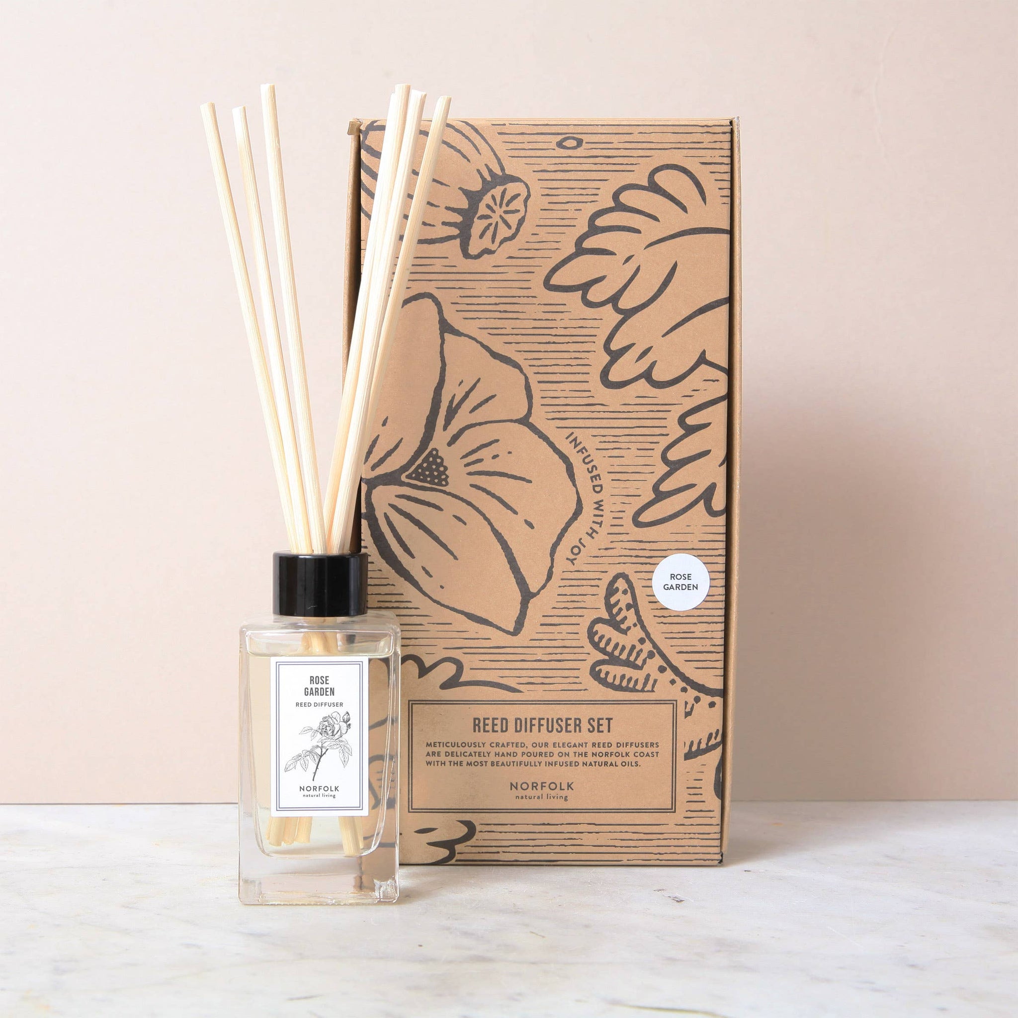Reed Diffuser Set - Rose Garden 100ml