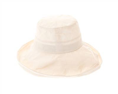 Packable Canvas Sun Protection Hat w/ Chin Cord - 4 Colors!