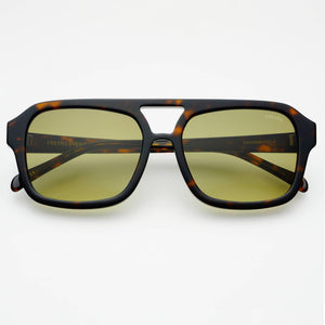 Havana Acetate Aviator Sunglasses