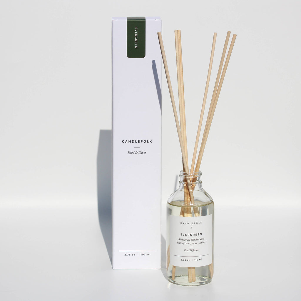 Evergreen Holiday Reed Diffuser – Mettowee Mint