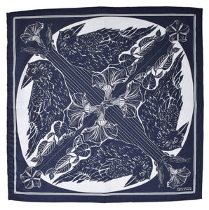Crow Bandana - 100% Cotton - Animal Print - Hanky Ascot