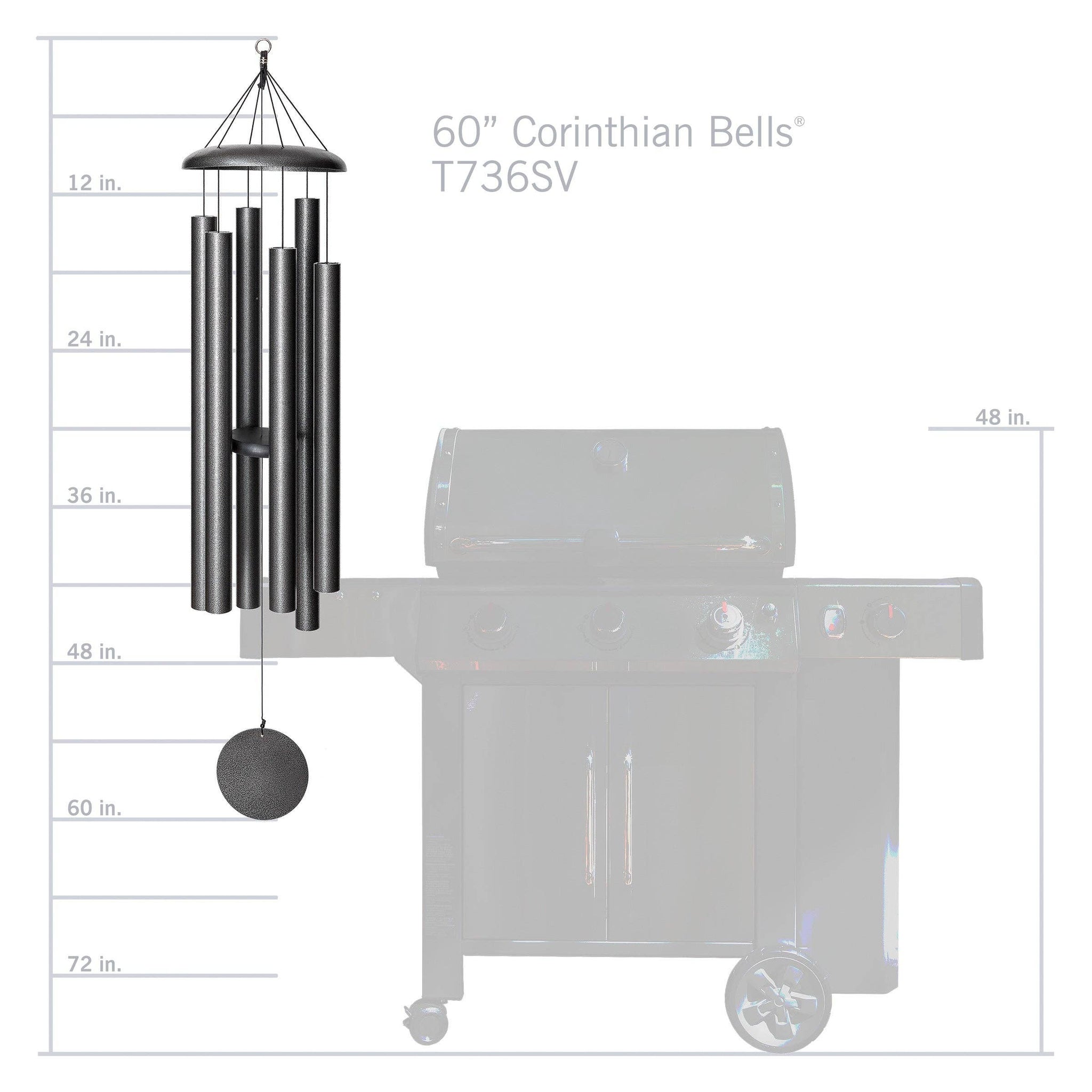 Corinthian Bells 60-inch Windchime