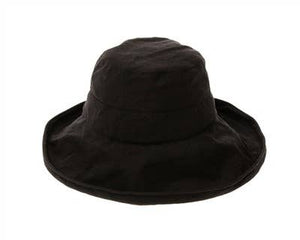 Packable Canvas Sun Protection Hat w/ Chin Cord - 4 Colors!