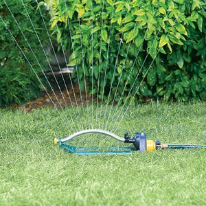 Melnor Oscillating Sprinkler W/15 Brass Nozzels 4 Adjust