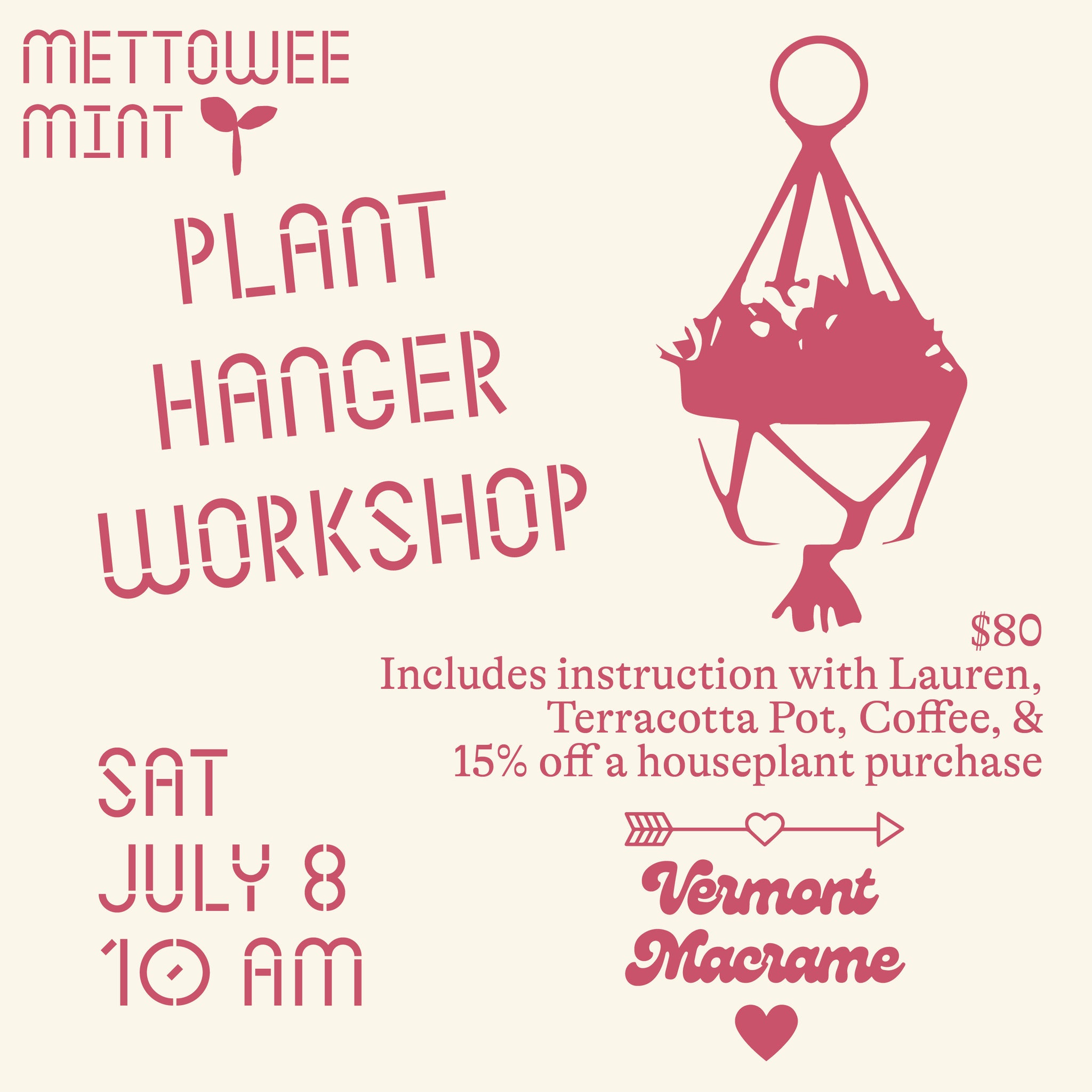 Plant Hanger Workshop