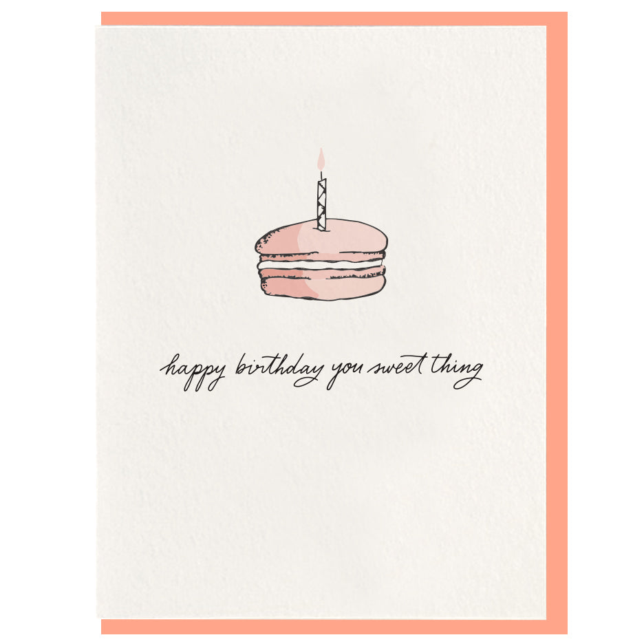 HBD Sweet Thing Letterpress Card