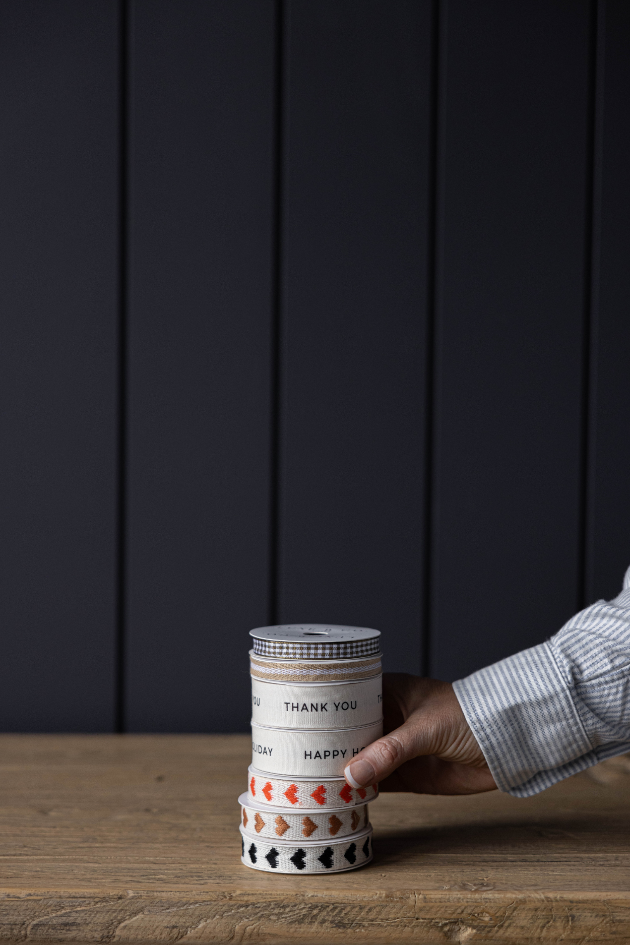 Ribbon Happy Holiday Holiday Decor