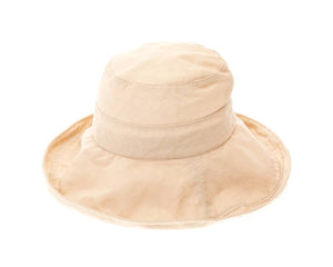Packable Canvas Sun Protection Hat w/ Chin Cord - 4 Colors!