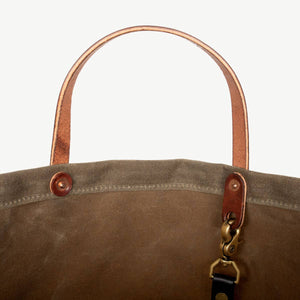 Coal Tote Bag - Waxed Field Tan