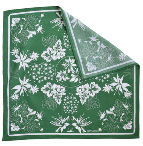 Shade Garden Bandana - 100% Cotton - Green Garden - Floral