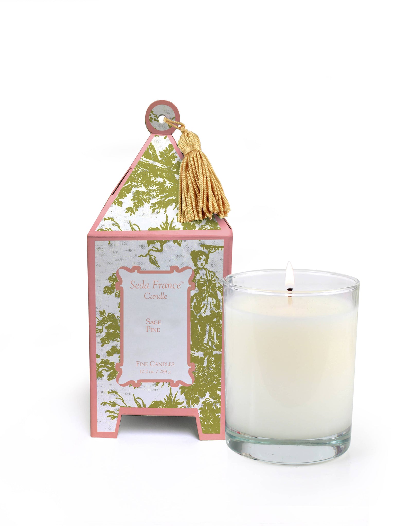 Sage Pine  Classic Pagoda Box Candle