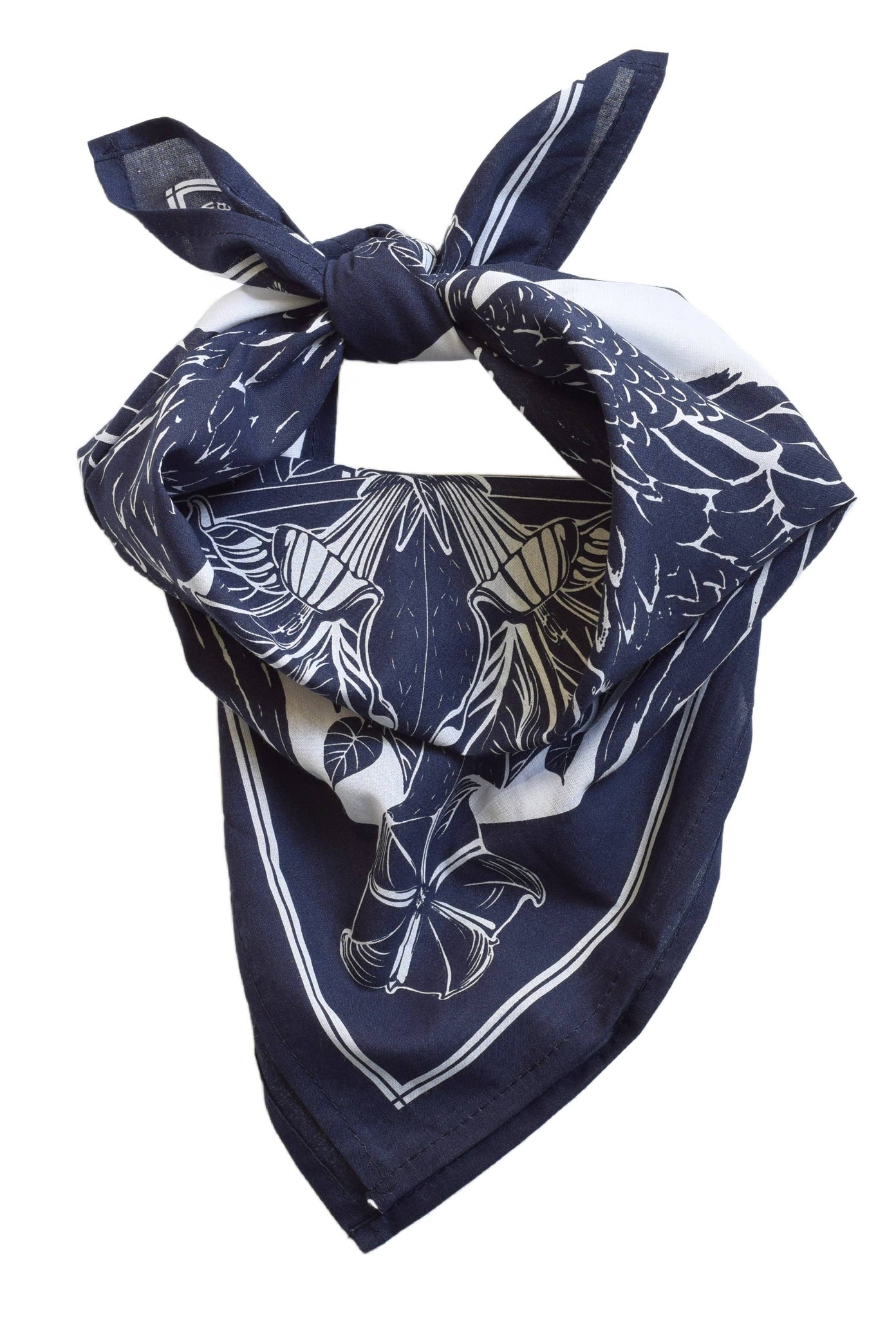 Crow Bandana - 100% Cotton - Animal Print - Hanky Ascot