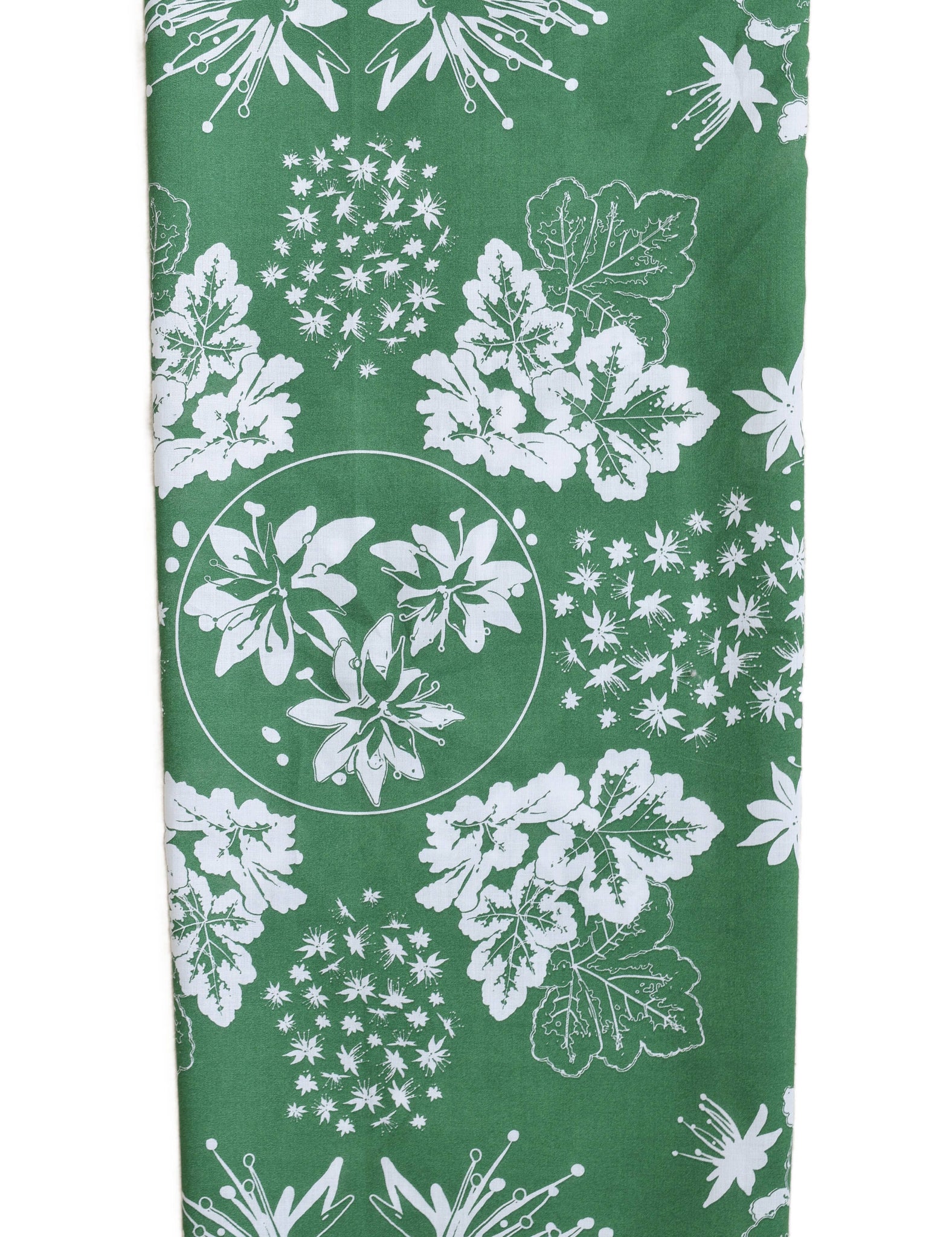 Shade Garden Bandana - 100% Cotton - Green Garden - Floral