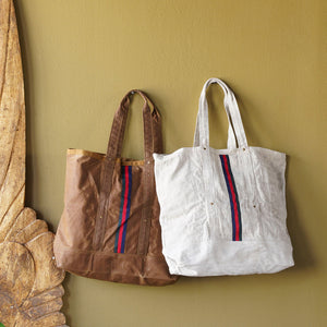 Upcycled Tent Tarp Market Bag