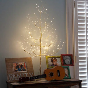 Gold Fairy Light Tree