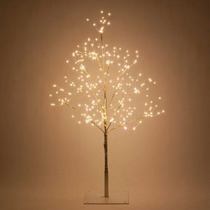 Gold Fairy Light Tree