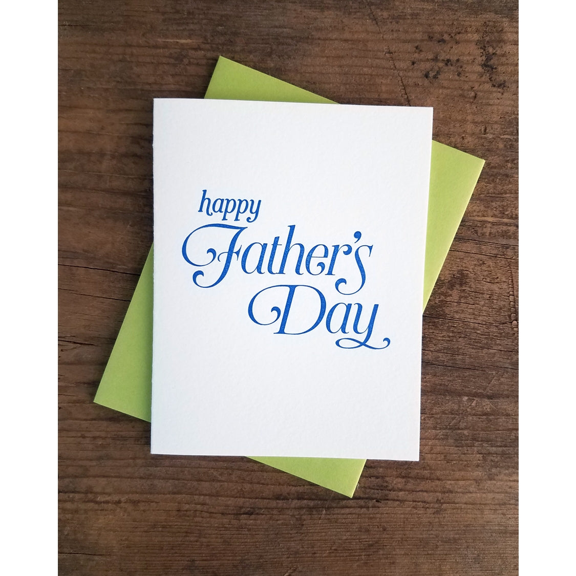 Happy Father's Day Letterpress Card