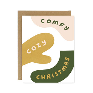 Comfy Cozy Christmas Letterpress Card
