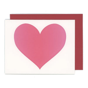 Big Heart Letterpress Card