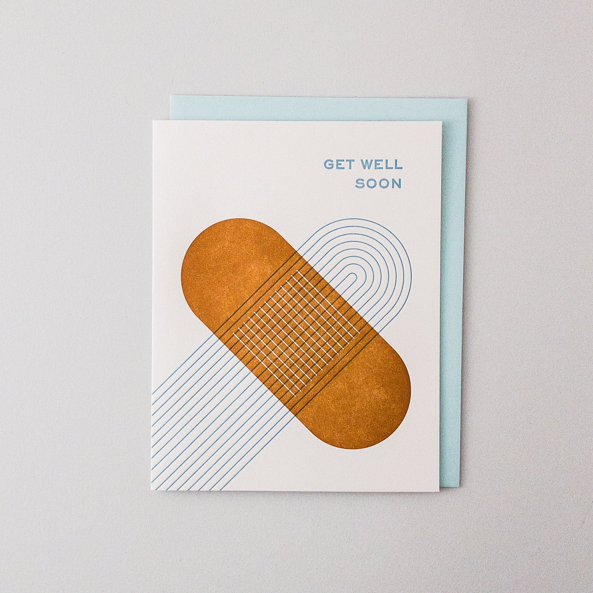 Get Well Soon Letterpress Card