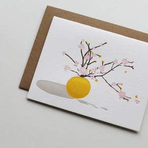 Flowering Branch Letterpress Card